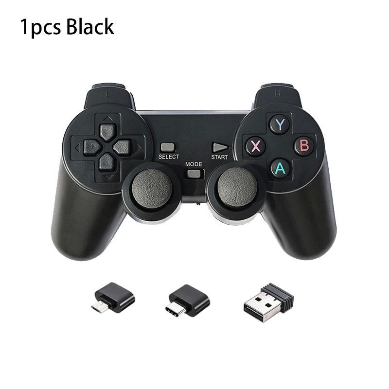 Bezprzewodowy gamepad 2,4 GHz do komputera PC, laptopa, kontroler gier USB, joystick_voghion.com