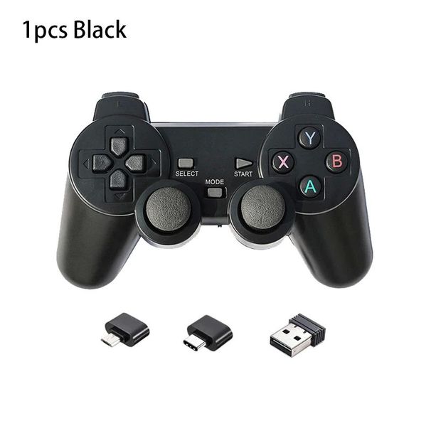 Bezprzewodowy gamepad 2,4 GHz do komputera PC, laptopa, kontroler gier USB, joystick_voghion.com