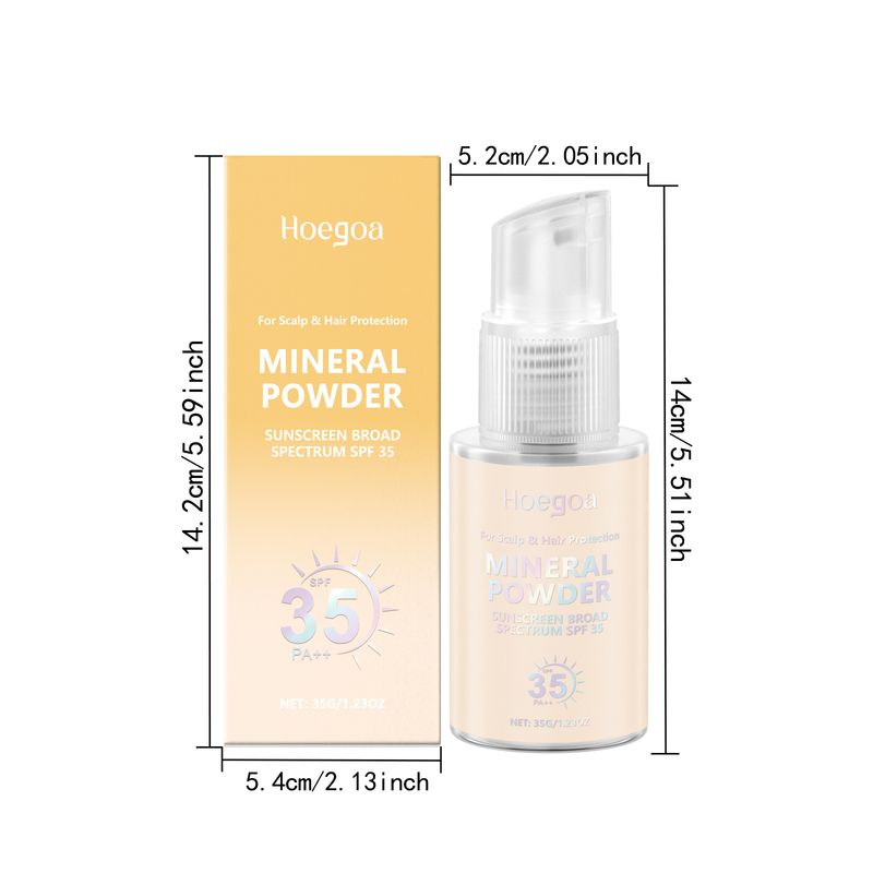Scalp Sunscreen Refresh SPF35 Spray Anti Sunblock Prevent Head Sunburn Damage UV Protection Scalp Soft Hair Cool Sunscreen Spray_voghion.com