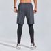 Men's Clothing Men's Quick Drying Pants Autumn And Winter Five Point Pants Running Tight Elastic Training Men's Shorts_voghion.com