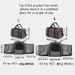 Cat Portable Lightweight Breathable Carrier For Small Dogs And Cats Travel Expandable Handheld Pet Bag_voghion.com