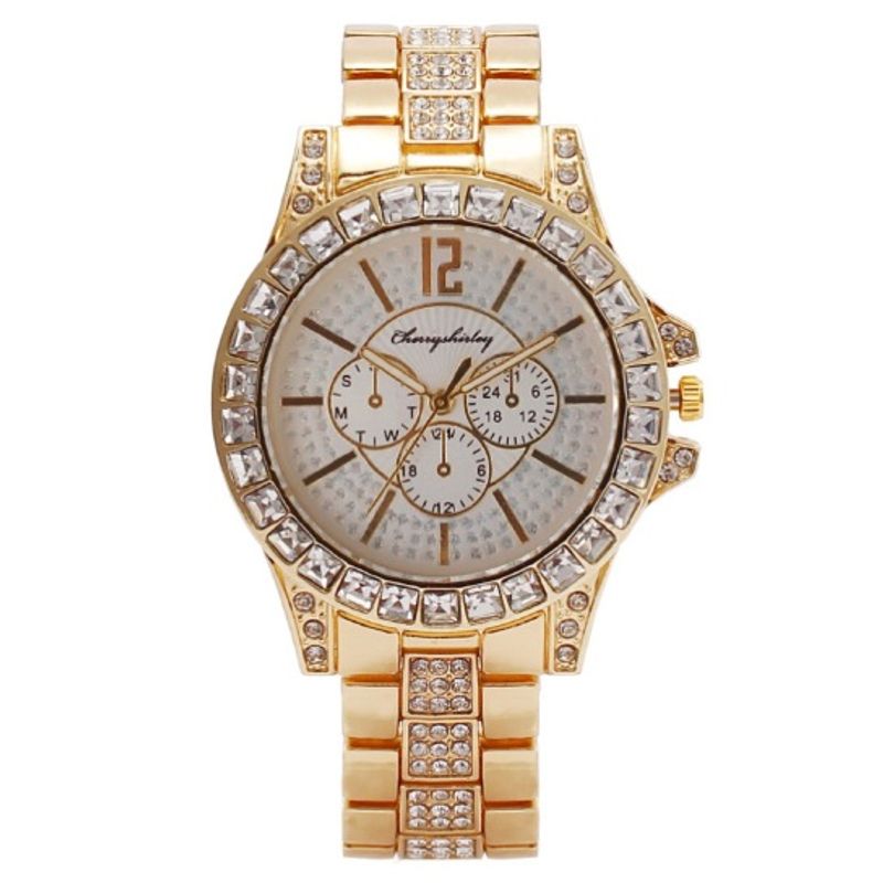 Men's Watch Set Stylish Simple Quartz Watch With Bracelet (3PCS/SET)_voghion.com