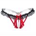 Biancheria intima sexy da donna con perle, massaggio aperto sul cavallo, perizoma in pizzo trasparente elasticizzato, pantaloni T 2167_voghion.com