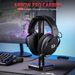 Cuffie da gioco Redragon H858, 2,4 GHz/BT/cablate, grigie_voghion.com