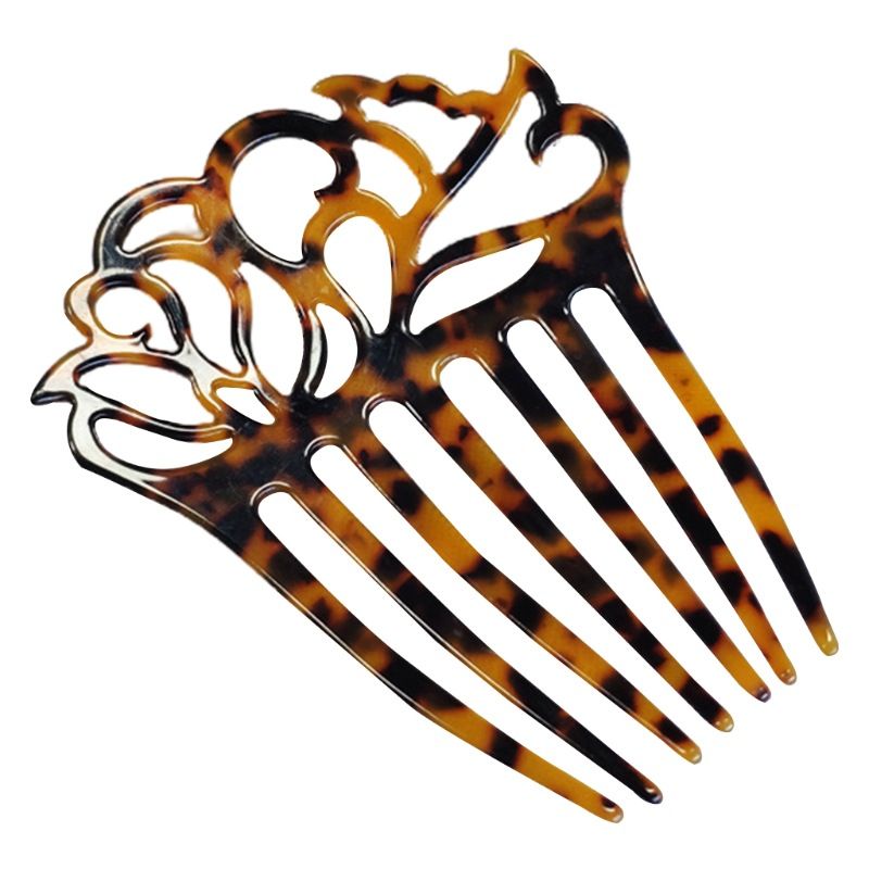 Pan Hollow Acetic Acid Insertion Hot Selling Acrylic Hair Adult Comb_voghion.com