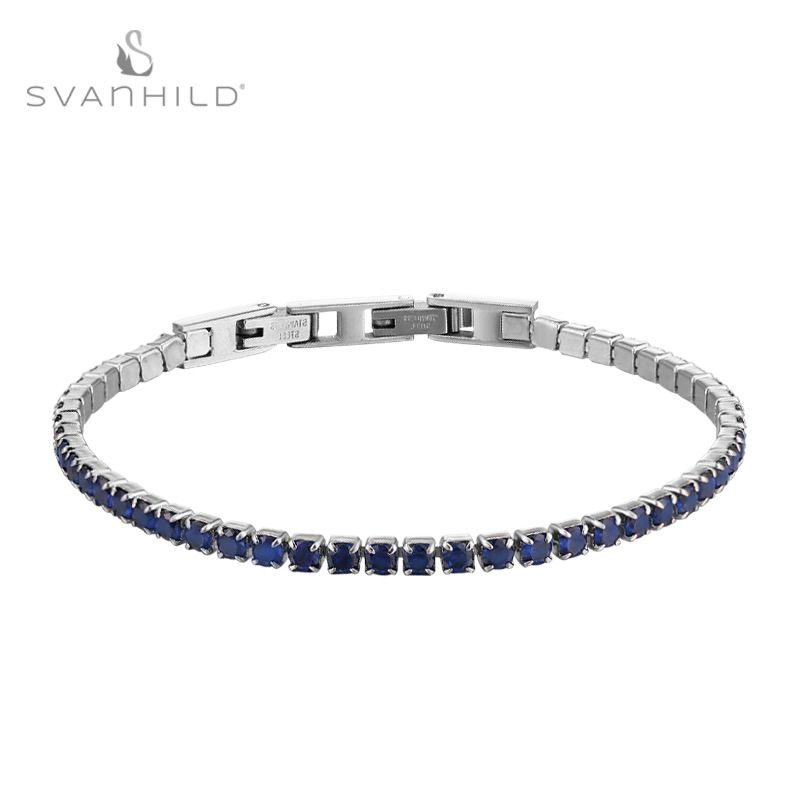 2023 New Hot Selling Fashion Handicraft Stainless Steel Zircon Claw Chain with 3mm Full Diamond Tennis Bracelet_voghion.com