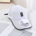 Solar Powered Rechargeable Fan Baseball For Men 2025 New Women's Spring Summer Sun Protection Visor Duckbill Cap_voghion.com