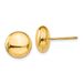 14k Polished 10.5mm Button Post Earrings_voghion.com