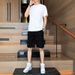 CT Summer Two-Piece Trendy Thin Ice Silk Short Sleeve T-Shirt Casual Shorts Men's Matching Set_voghion.com