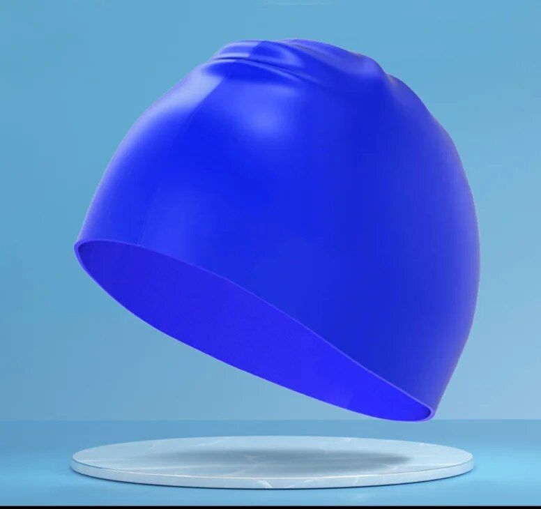 Kostnadseffektivitet Blank silikonfri mössa, mjuk och bekväm, inte begränsad till huvudet, badmössan kan tryckas_voghion.com