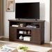 Vintage Drawer Traditional TV Media Stand Farmhouse Rustic Entertainment Console For TV Up To 65' With Open And Closed Storage Space, Espresso, 60'W_voghion.com