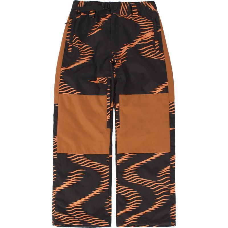 Neue Winter-Skihose für Damen, Snowboard-Doppelbrett, dick, winddicht, warm, farblich passende, lockere Schneehose für Herren, Skiausrüstung_voghion.com