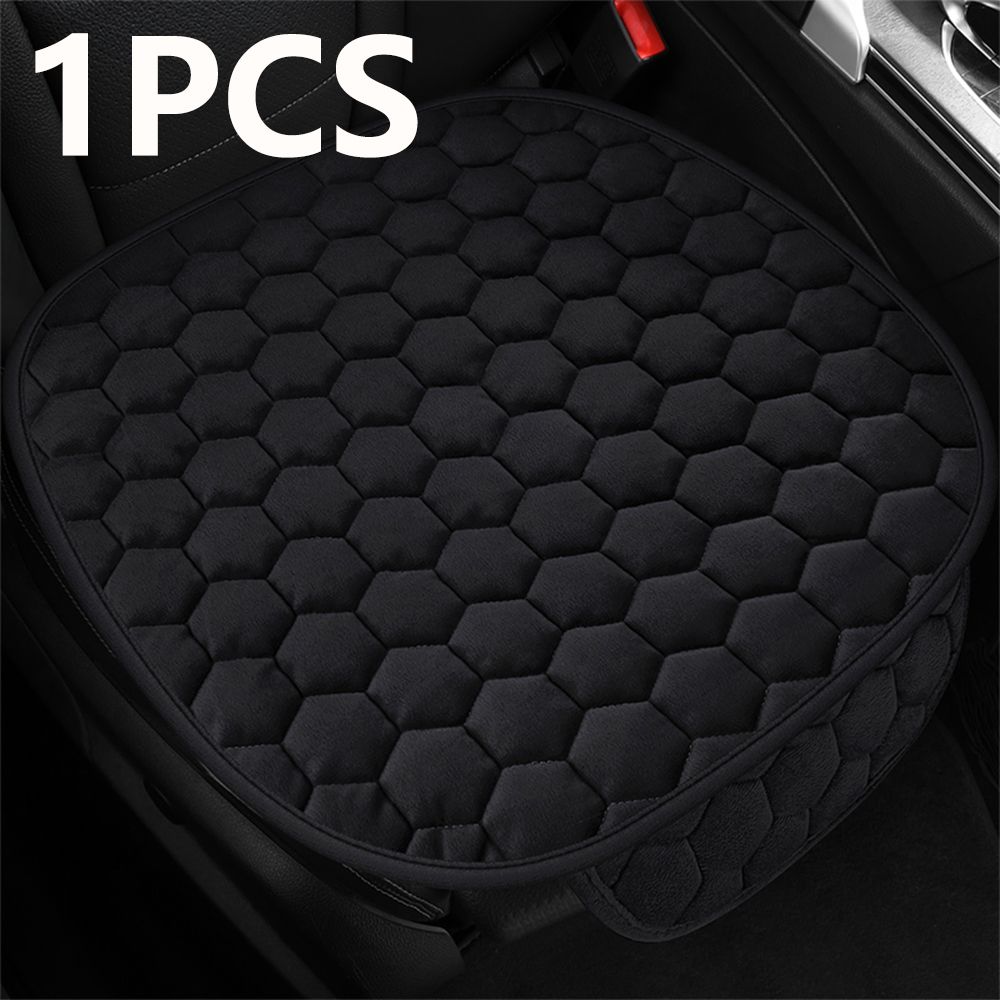 Auto Vorne Hinten Warme Sitze Kissen Protector Plüsch Abdeckung Herbst Winter Universal Für Limousine Fließheck SUV Sitz Matte_voghion.com