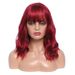 new wig simulation hair ladies air bangs sea water ripples medium and long curly hair full headgear factory spot_voghion.com