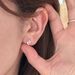 High-Value Pink Zircon Ear Piercing For Women 2025 New Niche High-End Sleep-Friendly No-Remove Earrings Studs_voghion.com