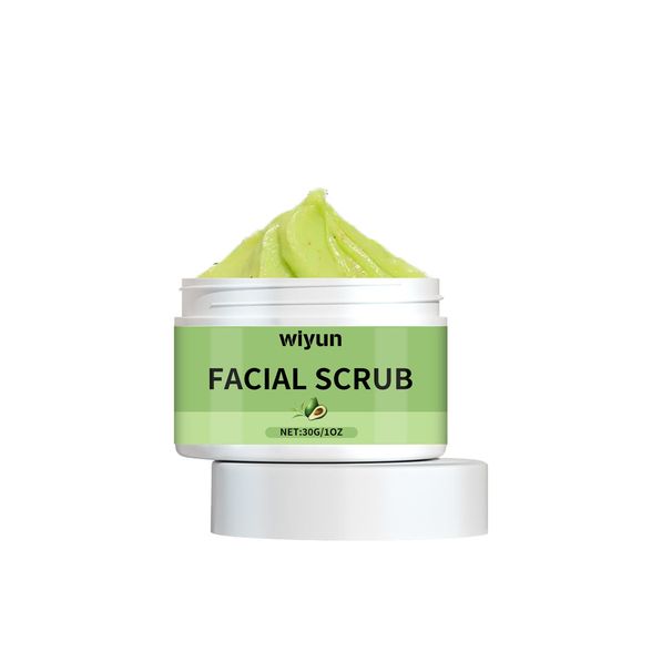WIYUN Avocado Cleansing Skin Gentle Facial Scrub_voghion.com