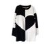 Frauen liebe blume pullover fett mm lose abdeckung fleisch festliche rote wolle gewebt top_voghion.com