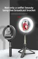 Luce di riempimento per telefono cellulare, selfie stick Bluetooth, riprese live L07, treppiede integrato, supporto da tavolo per fotocamera con telecomando_voghion.com