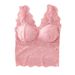 Reggiseno con pizzo sexy Fairy, copertura del torace, senza spalline, traspirante, senza anello in acciaio, intimo femminile_voghion.com