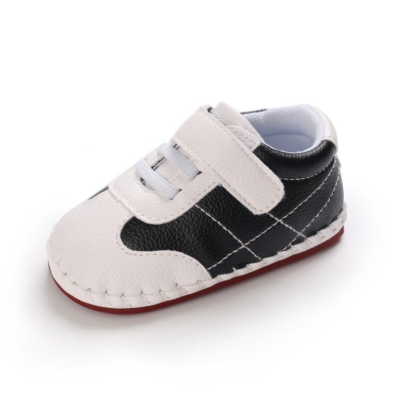 Mother & Kids Spring and autumn 0-1 year old baby boys and girls pu sports shoes rubber sole non-slip wear-resistant toddler shoes_voghion.com