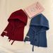 women's Balaclava Hat, Pure Wool Winter Warm Version, Knitted Hat With Neck Warm Design And Ear Protection Function._voghion.com