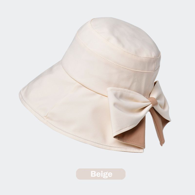 Mode Lente Zomer Dames Nieuwe Strik Vissershoed, Geschikt Voor Buitenreizen, Multifunctionele Zonnekap En Zonnebrandcrème_voghion.com