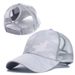 2024 neue Sommer Camouflage Mesh Trucker Hut Snapback Kappe Chapeau Femme Mode Unordentlich Haar Bun Pferdeschwanz Baseball Caps für_voghion.com