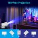Projecteur portable HD H713 Solution 4K à tube canon pour la maison, le bureau et le camping_voghion.com
