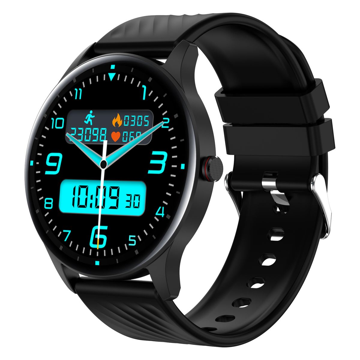 Unisex smartwatch met TFT-scherm – Bluetooth-bellen, hartslag- en zuurstofmeter, slaapregistratie, compatibel met iOS/Android_voghion.com