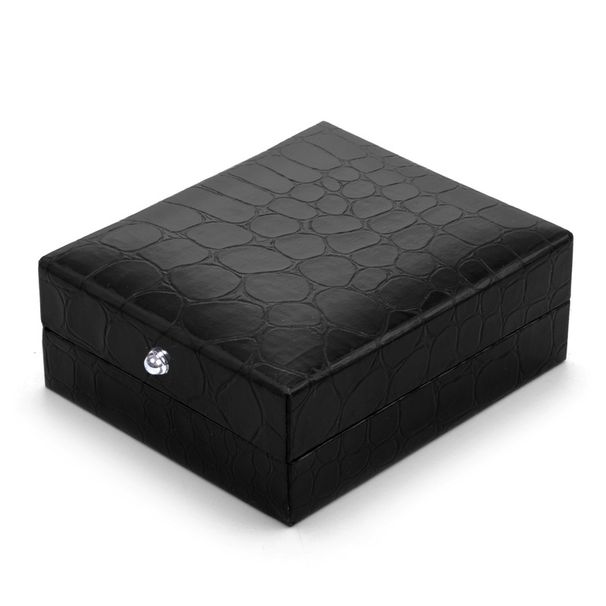 Natürliche Tiefsee-Manschettenknöpfe in schwarzer Fritillaria-Optik, quadratisch, goldene Abalone-Muschel, für Hemden, Anzüge und Herren_voghion.com