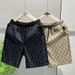 Eisseiden-Shorts für Herren, Sommer, dünne, schnelltrocknende Freizeithose, trendige Home-Shorts für Herren, Oberbekleidung, Strandhose_voghion.com