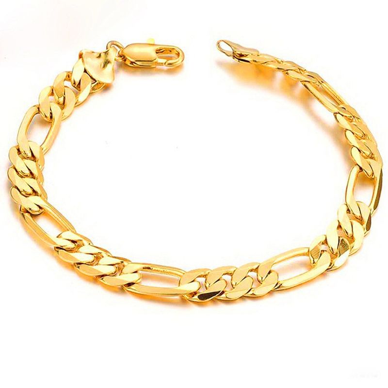 Gold Cuban Bracelet Men NK3:1 Jewelry For Women_voghion.com