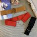 Cintura elastica da donna, stile semplice, elasticizzata, ampia, per la primavera e l'estate, cintura snellente per abiti_voghion.com