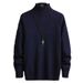 Maglione in lana di visone da uomo, collo alto, stile coreano, alla moda, con sfumature di colore, base in maglia, da uomo, autunno inverno, spesso_voghion.com