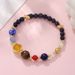 Best Selg Jewelry Universe Galaxy Solar System Eight Planets Agate Natural Stone Adjustable Bracelet_voghion.com