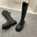 2024 Women's Designer V-Mouth Knee-High Boots, Enhanced Height, White 8100_voghion.com