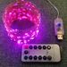 USB Remote Control LED Fairy Lights With 8 Color Options, Flexible Copper Wire String Lights For Christmas, Wedding, Party, Home Decoration_voghion.com