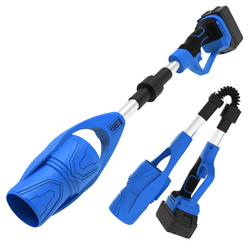 20 V Akku-Laubbläser und Schneefräse, 2-in-1-Hochleistungs-Gartengebläse mit faltbarem Design, wiederaufladbarer Lithium-Akku für die Reinigung im Freien_voghion.com