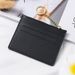 New Ultra-thin With Zipper Simple Women's Purse Bank Holder Coin Card Case_voghion.com