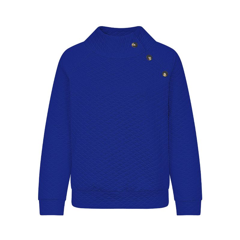 Damenbekleidung, neuer langärmeliger Pullover mit Rundhalsausschnitt, warmes Sweatshirt für Damen_voghion.com