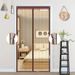 Heavy Duty Magnetic Screen Door Mesh Curtain Mosquito Net Bug Hands Free Partition Mute Striped Door Curtain Bedroom Ventilation_voghion.com