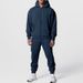Men's Clothing autumn and winter men's solid color long sleeved trousers hooded sports leisure fleece warm and comfortable suit_voghion.com