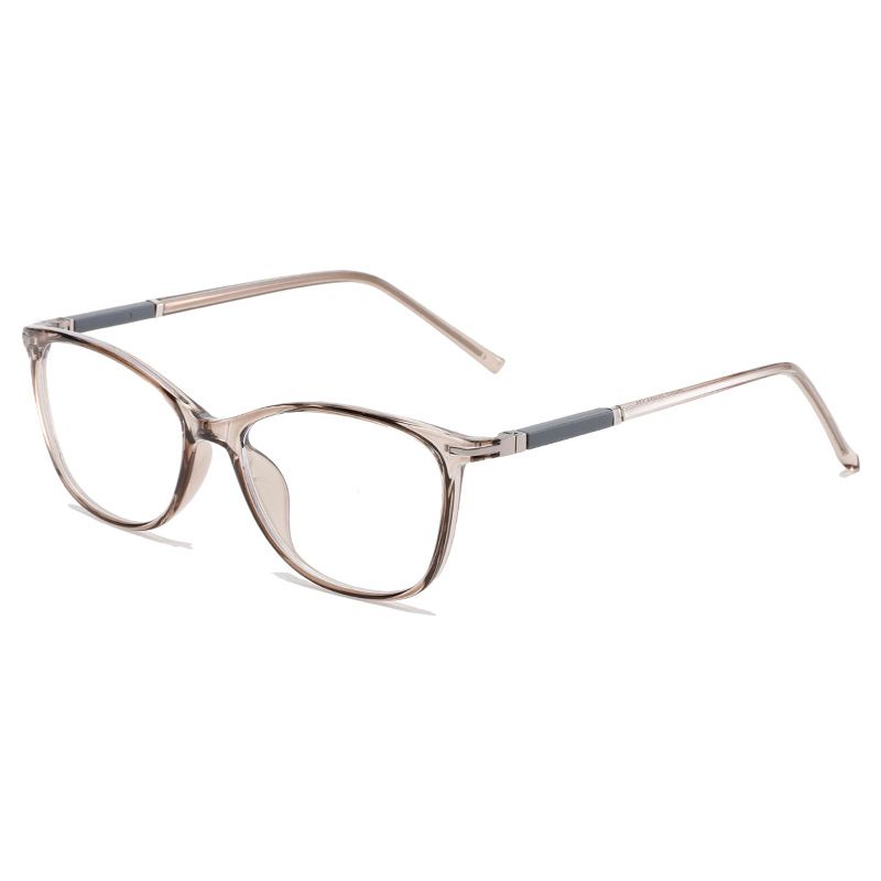 Ramă de ochelari metalică ultra-ușoară, ochelari de miopie cu formă neregulată, nemagnetici, ochelari de vedere pentru studenți cu fața goală TR1603_voghion.com