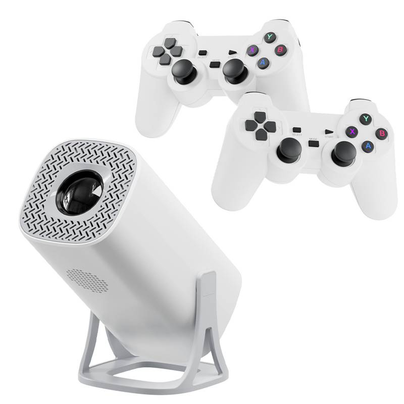 S40MAX Android 11 64GB TF Card Wireless Gaming Controller Dual WIFI 1280*720P Home Theater Portable Projector_voghion.com