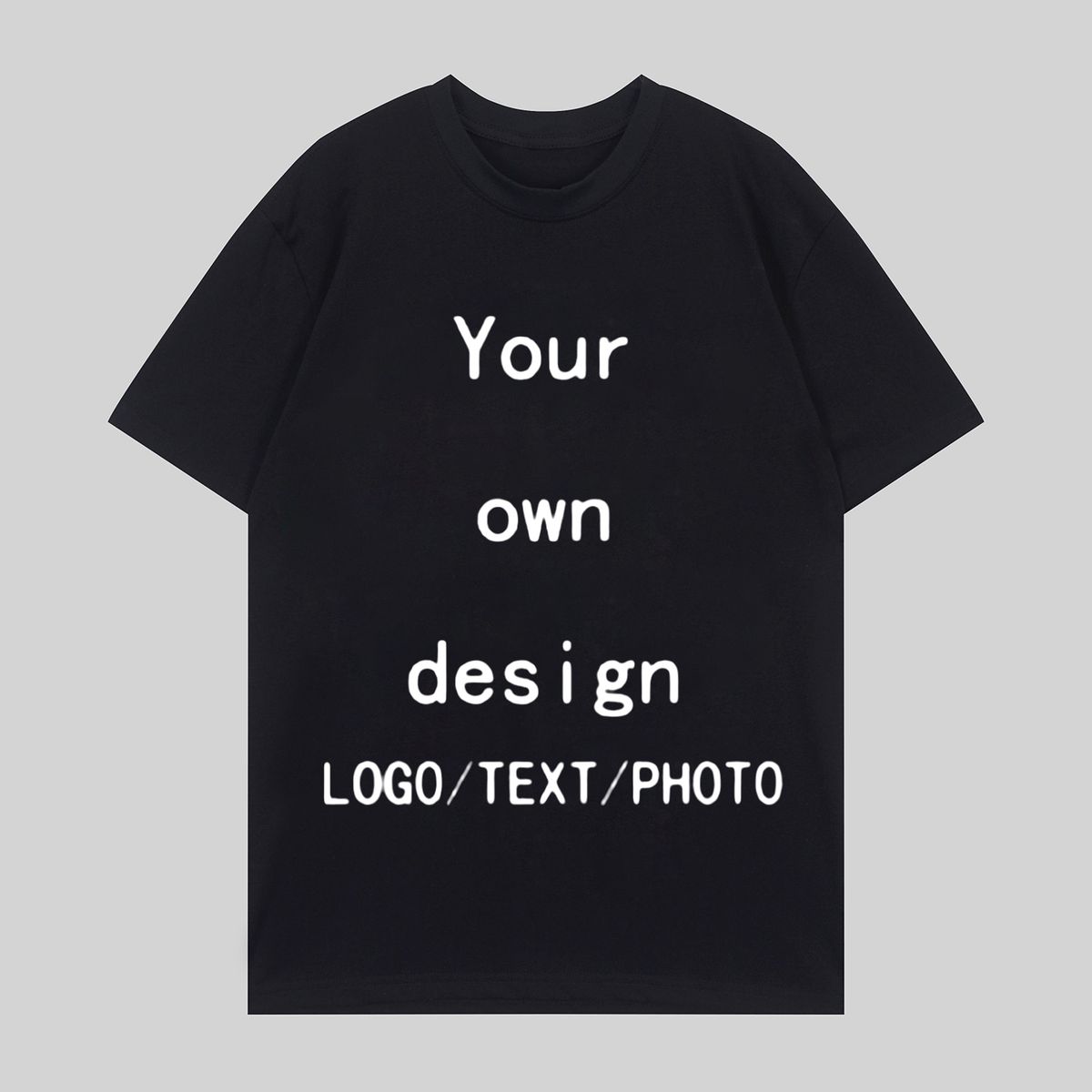 T-shirt personalizzabili per uomo e donna - Personalizza con il tuo design, testo o logo | Vestibilità casual, lavabili in lavatrice, diversi colori disponibili. Personalizzabile_voghion.com