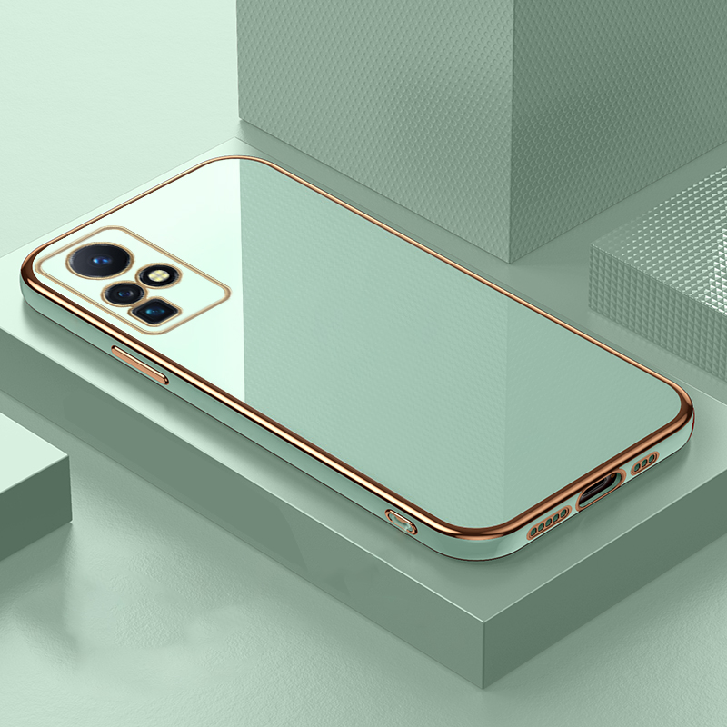 Luxury Square Plating Silicone Phone Case for Infinix Zero Xneo XPro X NEO Pro Case Coque Ultra Thin Protection Soft Cover_voghion.com