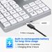 35 Tasten Dual Bluetooth Nummer 2,4G Wireless Pad Dünne wiederaufladbare Tastatur für PC IOS Android Windows Digitale Tastatur_voghion.com