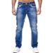Nouveau style de haute qualité pour hommes Slim Double Line Jeans Gold Classic Tricolor Jeans Nouveau_voghion.com