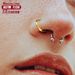 F136 Piercing de nez en titane pour femme, septum, CZ, 16 g, cartilage, labret, tragus, oreille, hélice, clicker, bijoux de corps_voghion.com