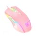 Pink Wired Gaming Mouse Men Women, High-Quality Cute Design For Laptop Desktop Computers, Office And Home Use_voghion.com
